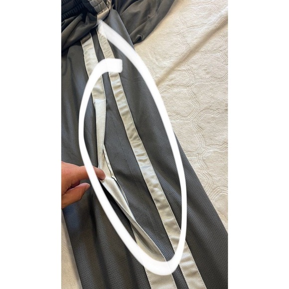 Nike Gray Sweatpants with White Stripes - Picture 9 of 15